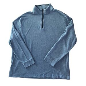 Joseph Abboud Men’s 3X Blue Sweater 1/4 Zip